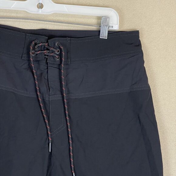 Fire + Ice Shorts Mens 34 Black Drawstring Waist Pockets Lightweight Board Short - Picture 3 of 12